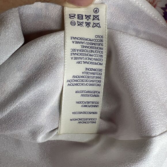 Women’s XS Dress Rebecca Minkoff Mini Pebble Floral Smocked Drop-Waist Knee High - Picture 12 of 12